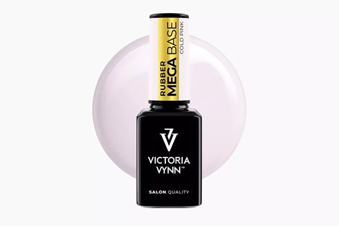MEGA BASE Cold Pink 15 ml - baza hybrydowa do nadbudowy