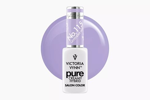 PURE CREAMY HYBRID 115 Lavender Mist 8 ml - lakier hybrydowy