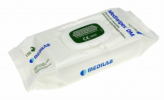Chusteczki do dezynfekcji MEDIWIPES DM 100szt.