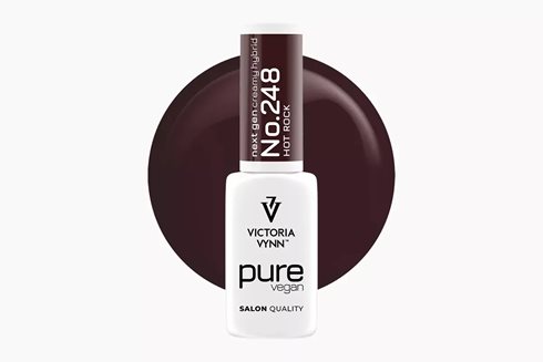 PURE VEGAN CREAMY HYBRID 248 Hot Rock 8 ml - lakier hybrydowy