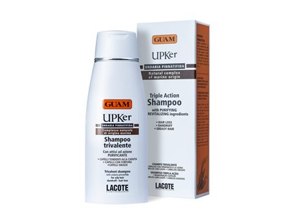 GUAM UPKer Shampoo Trivalente 200 ml - szampon do włosów przetłuszczających się