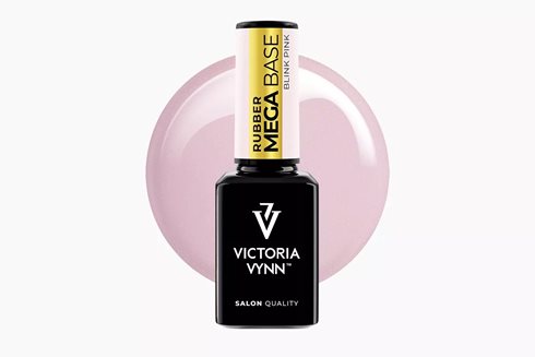 MEGA BASE Blink Pink 15 ml - baza hybrydowa do nadbudowy