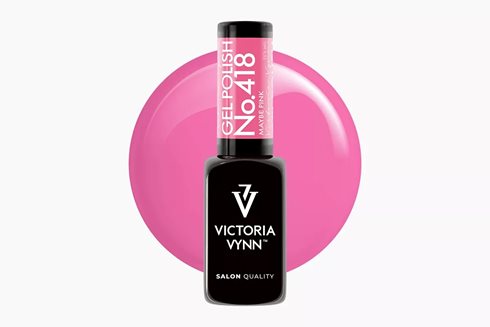 GEL POLISH 418 Maybe Pink 8 ml - lakier hybrydowy