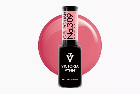 GEL POLISH 309 Rouge Kouji 8 ml - lakier hybrydowy