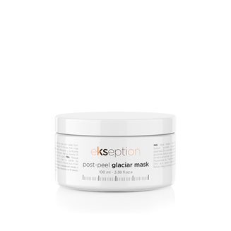 post peel glaciar mask 100 ml - łagodząca maska chłodząca po peelingach
