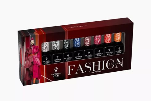 8 PACK Fashion Follower Gel Polish 430-437 - zestaw do manicure hybrydowego