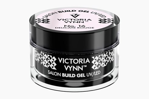 BUILD GEL 16 Delicate Rouge 50 ml - żel budujący samopoziomujący