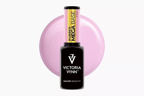 MEGA BASE Pink 8 ml - baza hybrydowa do nadbudowy