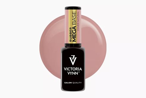 MEGA BASE Cover Natural 8 ml - baza hybrydowa do nadbudowy