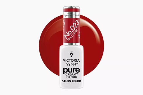 PURE CREAMY HYBRID 023 Really Ruby 8 ml - lakier hybrydowy