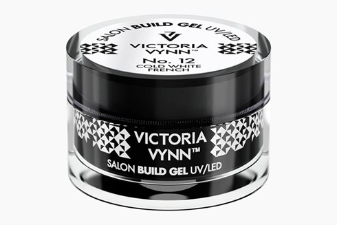 BUILD GEL 12 Cold White French 15 ml - żel budujący samopoziomujący