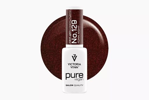 PURE VEGAN CREAMY HYBRID 129 Femm Night 8 ml - lakier hybrydowy