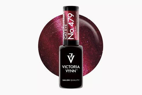 GEL POLISH 479 Cat Eye Velvet Ruby 8 ml - lakier hybrydowy