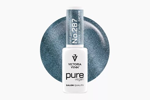PURE VEGAN CREAMY HYBRID 287 CAT EYE Shade of Rain 8 ml - lakier hybrydowy