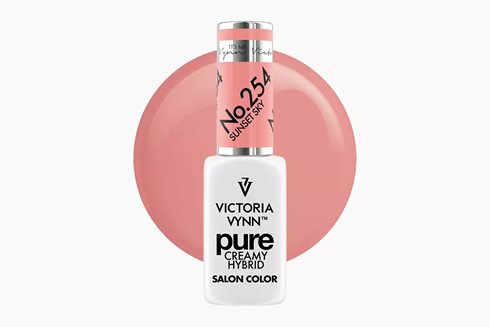 PURE CREAMY HYBRID 254 Sunset Sky 8 ml - lakier hybrydowy