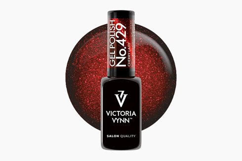 GEL POLISH 429 Cat Eye Cherry Lady 8 ml - lakier hybrydowy