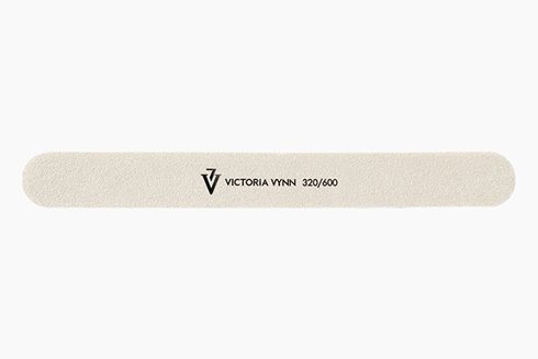 NAIL FILE 320/600 White Straight - pilnik do paznokci