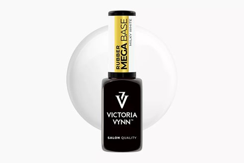 MEGA BASE Milky White 8 ml - baza hybrydowa do nadbudowy