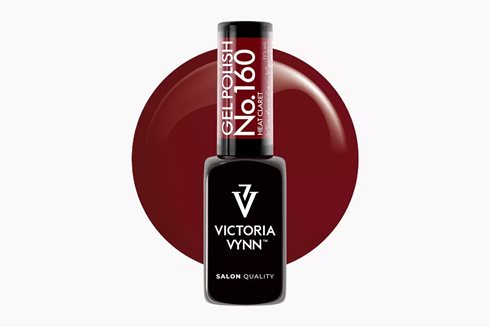 GEL POLISH 160 Heat Claret 8 ml - lakier hybrydowy