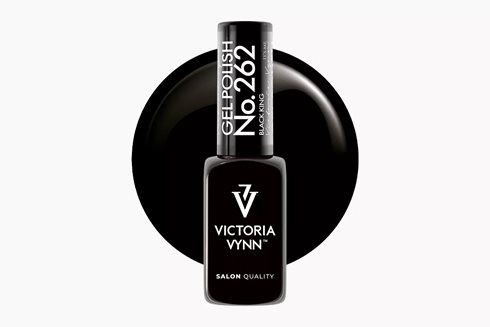 GEL POLISH 262 Black King 8 ml - lakier hybrydowy