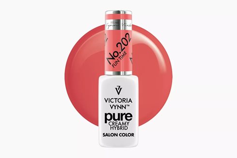 PURE CREAMY HYBRID 202 Fun Time 8 ml - lakier hybrydowy