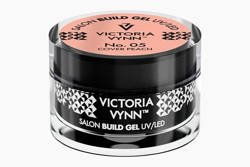 BUILD GEL 05 Cover Peach 15 ml - żel budujący samopoziomujący