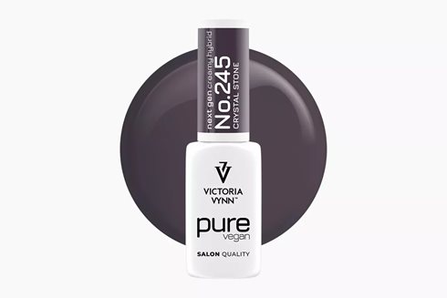 PURE VEGAN CREAMY HYBRID 245 Crystal Stone 8 ml - lakier hybrydowy