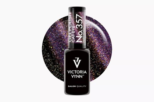 GEL POLISH 357 Cat Eye Party Flash 8 ml - lakier hybrydowy
