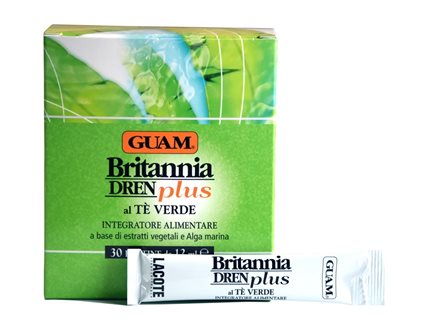 GUAM Britannia Dren Plus 30 x 12 ml - drenujący koncentrat z alg do picia
